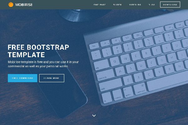 Mobirise Releases Bootstrap Dashboard Template Free  for Mobile-Friendly Websites