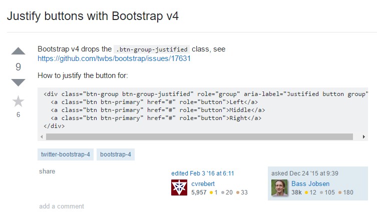 Justify buttons  through Bootstrap v4