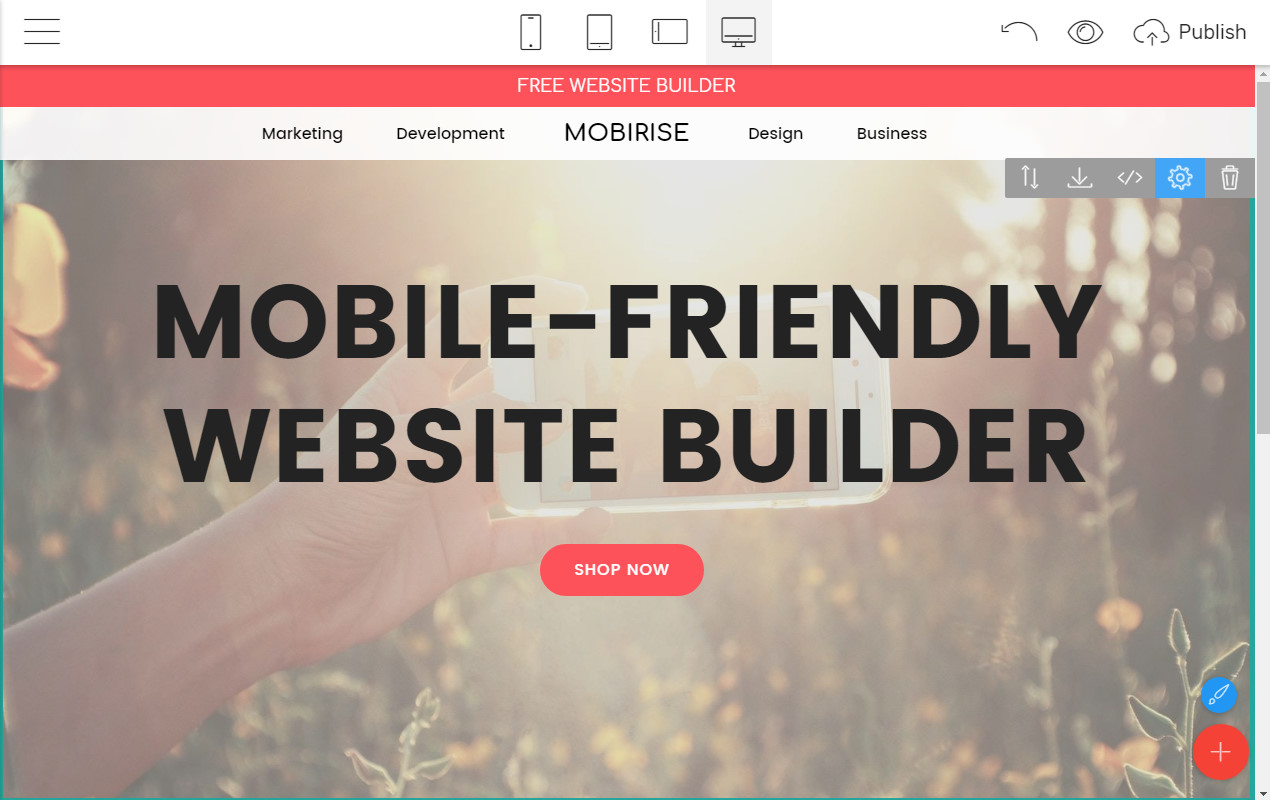 Mobile Webpage Creator