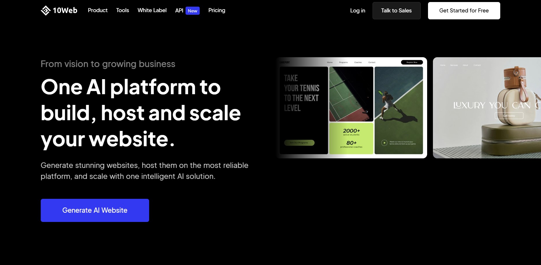 10Web AI Website Builder